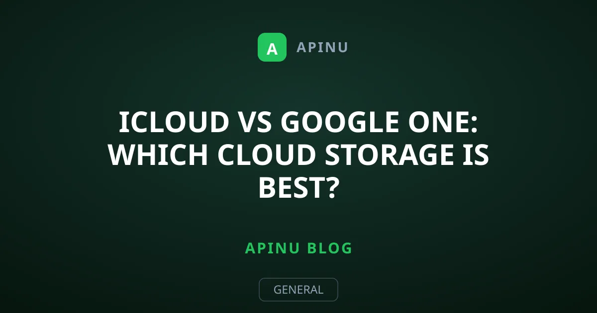 iCloud vs Google One: Which Cloud Storage Is Best?
